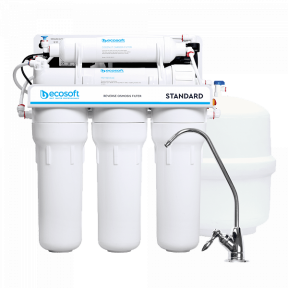 Фільтр зворотного осмосу для очищення води Ecosoft Standart MO550PECOSTD MO 5-50P з помпою