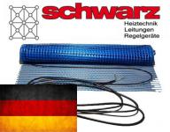 Нагревательный мат для теплого пола Schwarz FE/M180 (Германия) 180Вт/м2